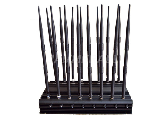 16 آنتن UHF VHF Jammer، All - In - One تلفن همراه Blocker سیگنال