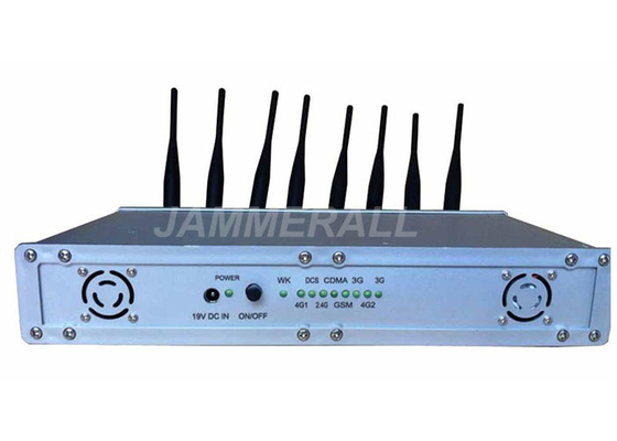 8 آنتن ها Jammer سیگنال قدرت بالا، 3G 4G فیش سیگنال دستگاه متصل
