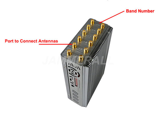 12 باند قابل حمل سیمکارت بی سیم برای WiFi / GPS / LOJACK / 3G 4G Jamming