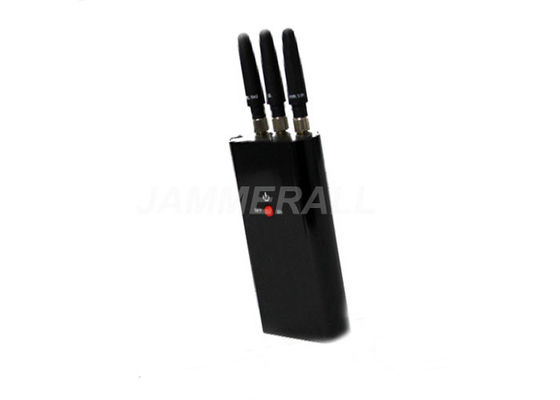 کیفیت  3 Antennas Portable Cell Phone Jammer , Mini - Pocket Size Mobile Signal Jammer کارخانه