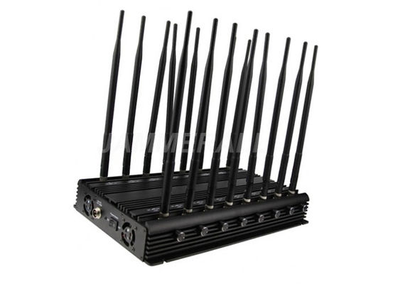 کیفیت  16 Antennas UHF VHF Jammer , All - In - One Cell Phone Signal Blocker کارخانه